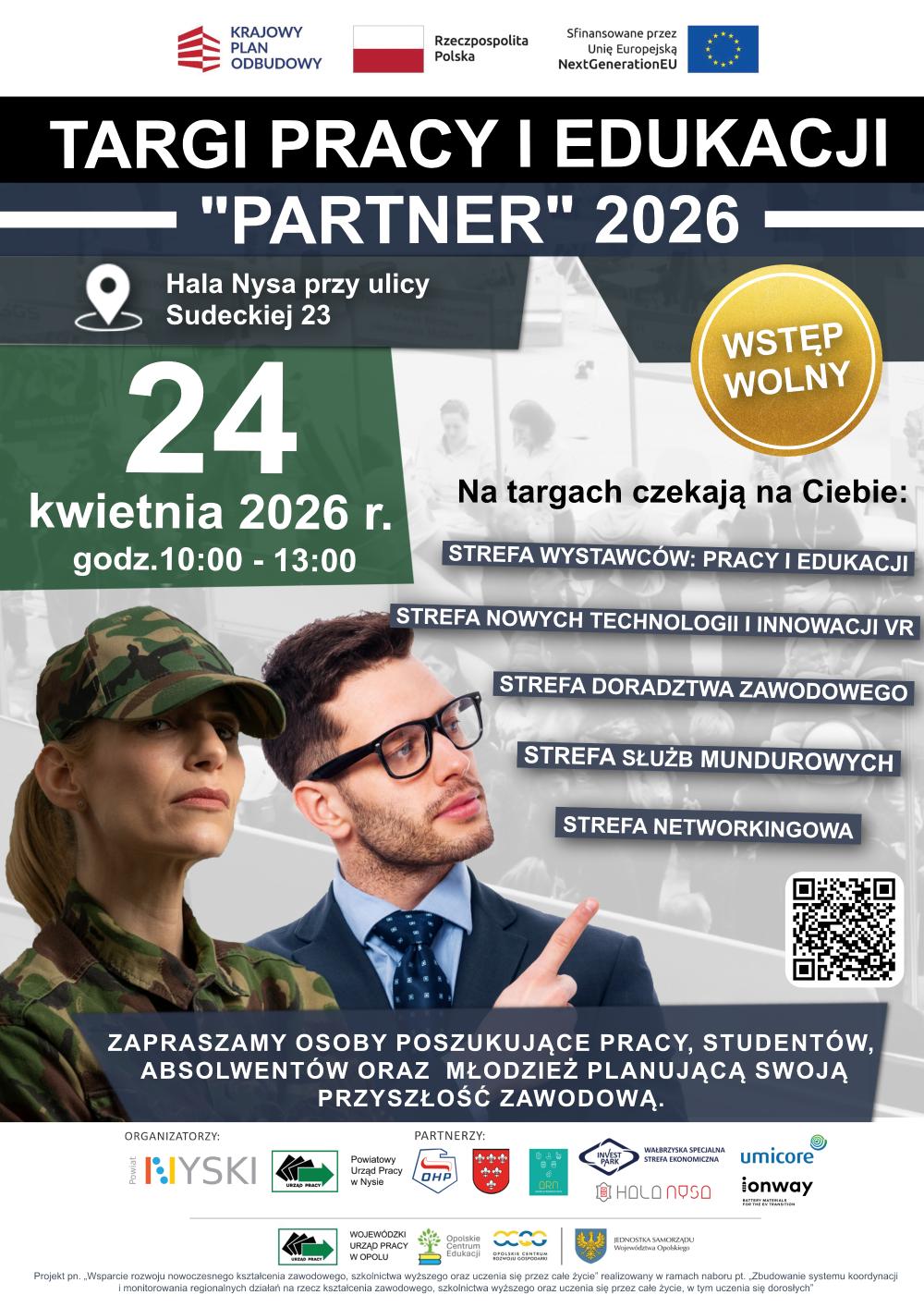 plakat promujący targi pracy 2026